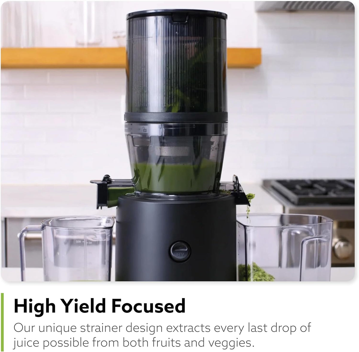 Hurom H320 Cold Press Juicer Machine, Easy to Clean Masticating Slow Juicer, Coarse Strainers