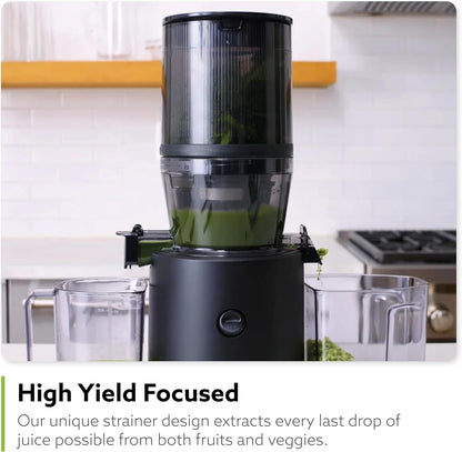 Hurom H320 Cold Press Juicer Machine, Easy to Clean Masticating Slow Juicer, Coarse Strainers