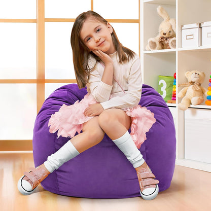 Hobestluk Bean Bag Chairs 2.5FT Bean Bag Chair with Memory Foam Filled & Machine Washable