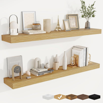 fuqing Floating Shelves for Wall, Bathroom Shelf Wall Mounted for Storage, Shelves with Invisible