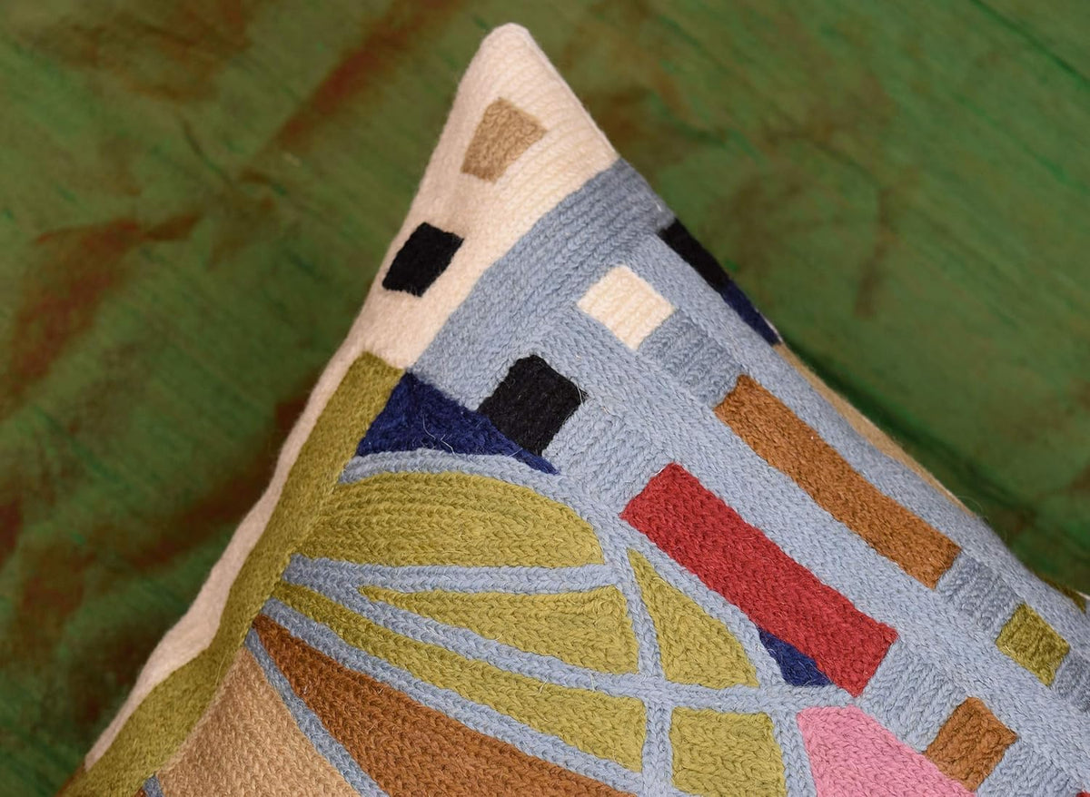 Hundertwasser Modern Pillow Cover Contemporary Pillowcase Accent Outdoor Pillows Abstract Couch