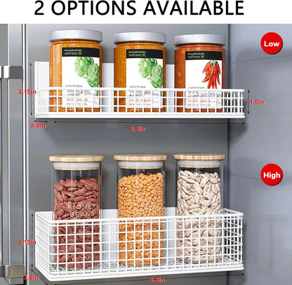 Magnetic Basket Fridge Organizer Wire Bins Pencil Holder Whiteboard Accessories Home Kitchen