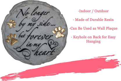 Spoontiques - Garden Décor - No Longer by My Side Stepping Stone - Decorative Stone for Garden