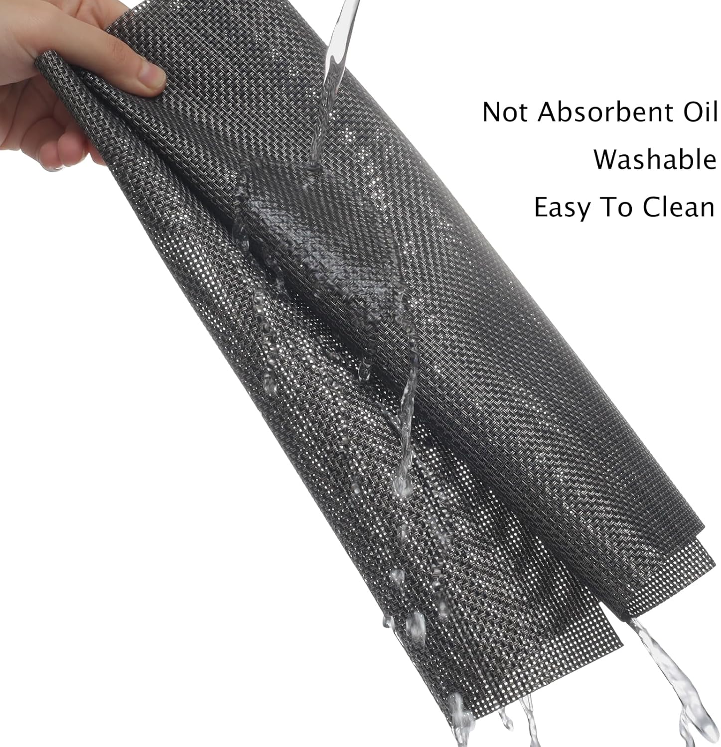 Myir JUN Placemats Set of 8, Vinyl Woven Placemats Place Mats Indoor Set of 8 Washable Table Mats