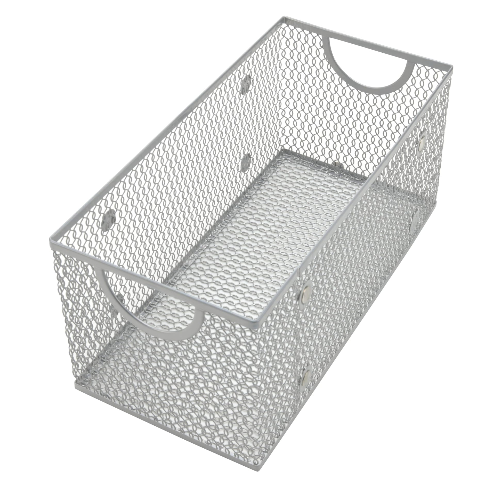YBM Home Mesh Wire Storage Basket for Shelves, Pantry Organization, and Kitchen - Multipurpose