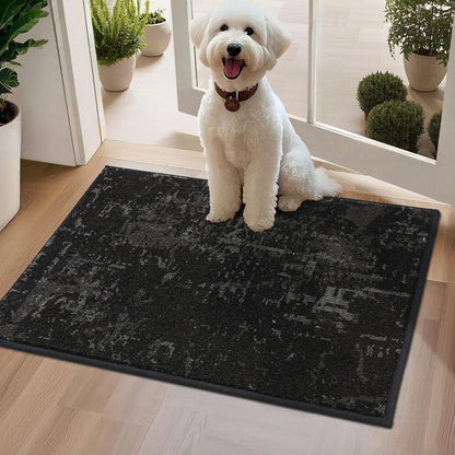 BEQHAUSE Dirt Trapper Door Mat 20"x32" Non-Slip Door Mats Washable Entryway Rugs Stain Resistant