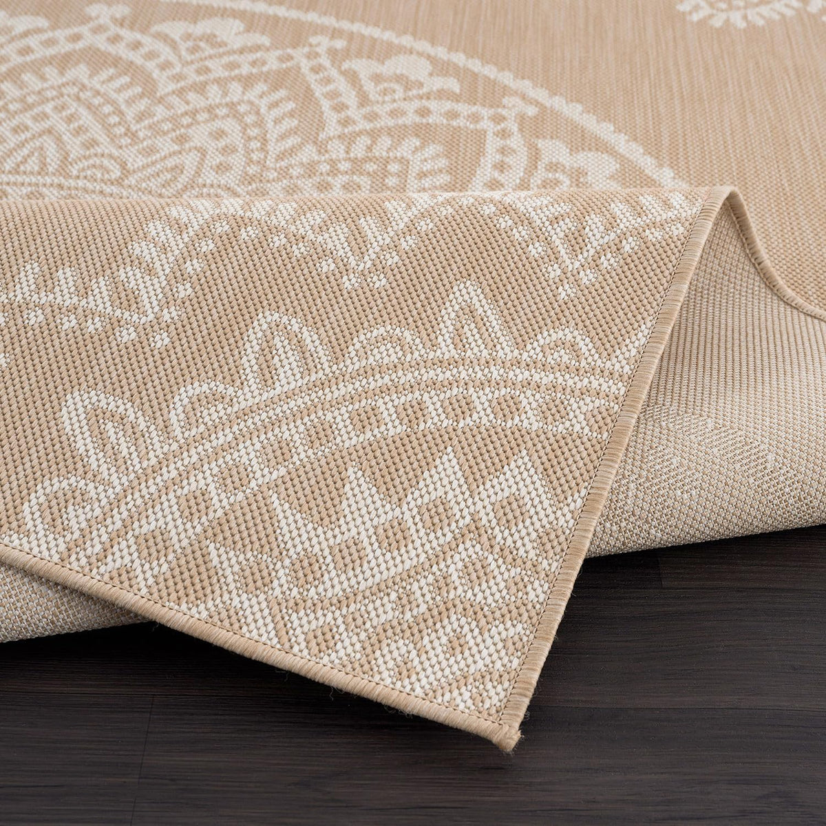CAMILSON Outdoor Rug 5x7 Modern Area Rugs for Indoor and Outdoor Patios and Porches - Waterproof