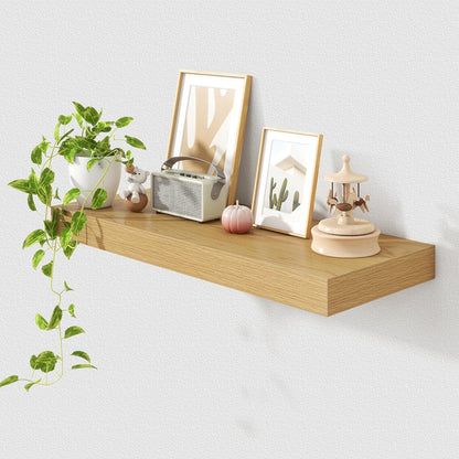 Deep Floating Shelves for Wall | 30 Inch Wide x 12 Inch Deep Floating Shelves | 30W x 12D Rustic