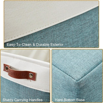 DECOMOMO Storage Baskets for Shelves - Fabric Closet Organizers and Storage Bins, Perfect Baskets