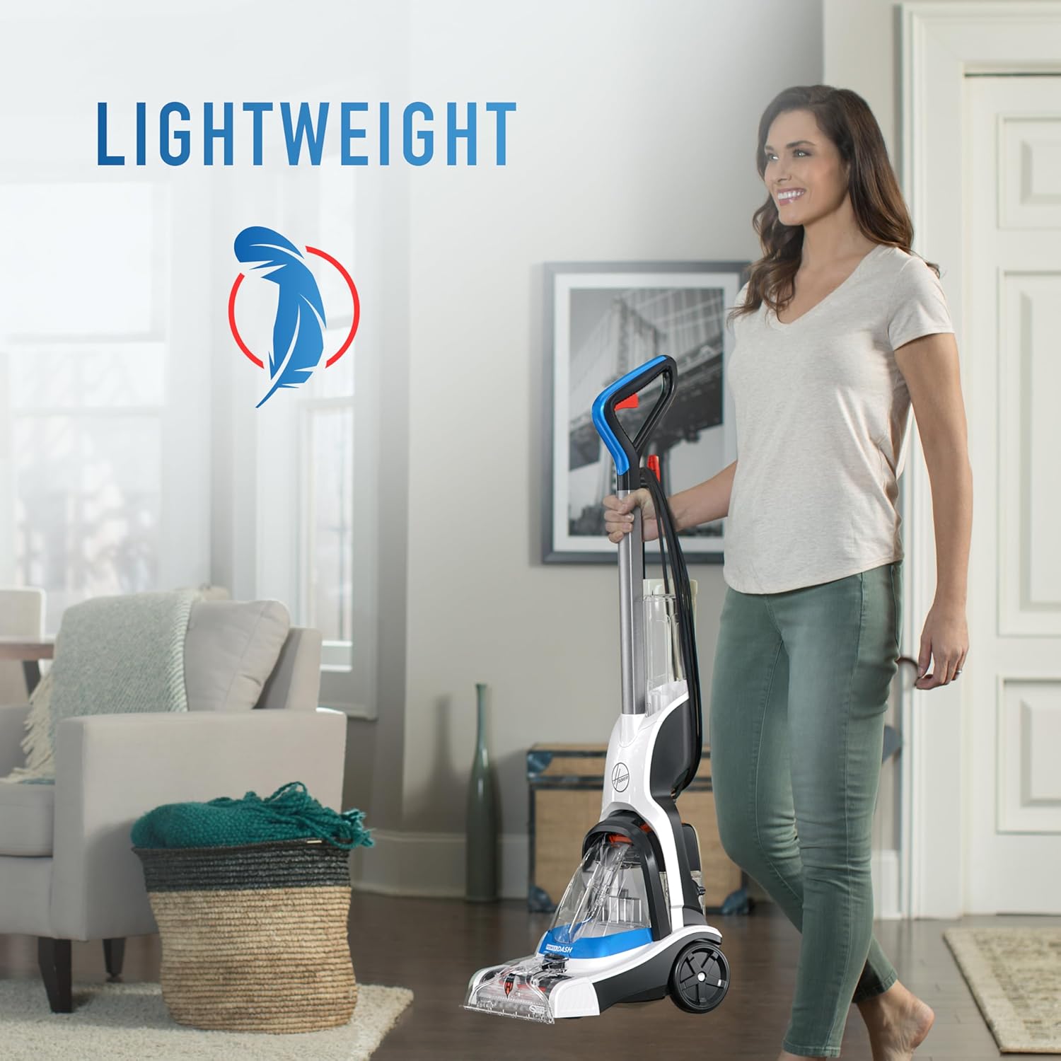 Hoover PowerDash Pet Compact Carpet Cleaner Machine, Lightweight Shampooer Machine, Pair with a