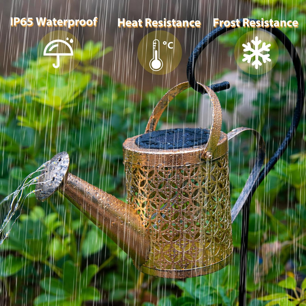 Solar Watering Can Light, Solar Yard Decorations Outdoor, Garden Decor Lights, IP65 Waterproof
