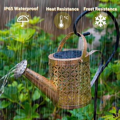 Solar Watering Can Light, Solar Yard Decorations Outdoor, Garden Decor Lights, IP65 Waterproof