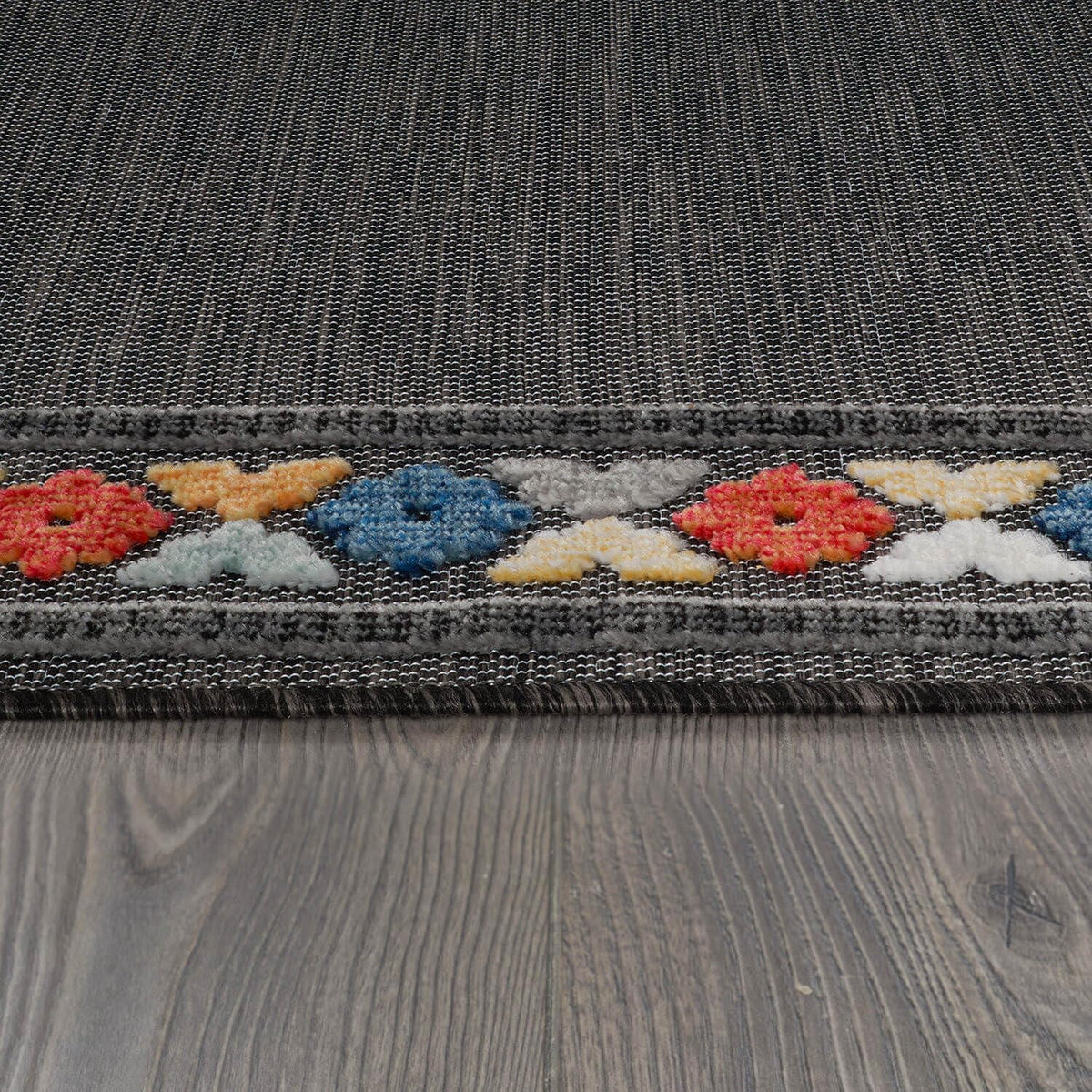 Beverly Rug Outdoor Runner Rug 2x7 Modern Floral Bordered Area Rugs for Indoor and Outdoor Patio