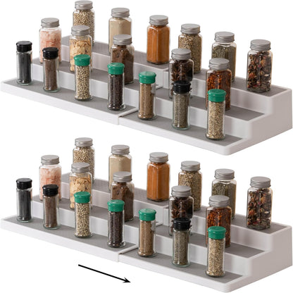 SIMPLEMADE 3-Tier Spice Rack Organizer - Versatile Storage Shelf for Kitchen, Bathroom, Bedroom &