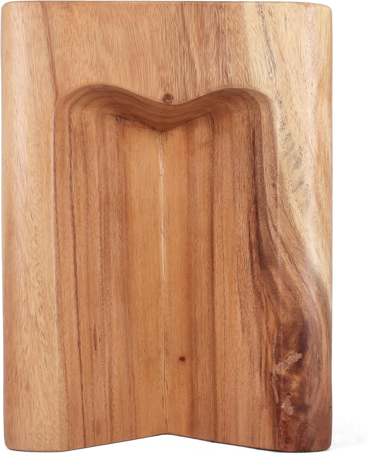 Rutledge & King Wooden End Table - Unique Wooden Side Table - Mid Century Side Table - Saur Wood