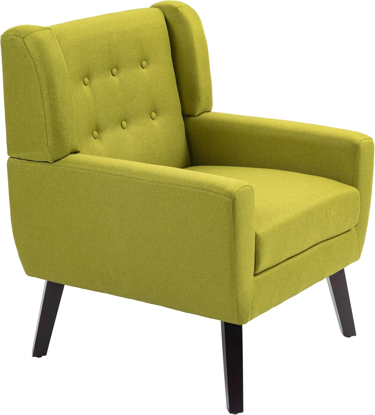 UIXE Accent Chairs Set of 2, Modern Upholstered Arm Chair, Mid-Century Club Armchair Comfy Single