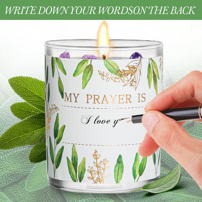 Candles, 6 Pack Sage Candle for Cleansing House Negative Energy, Scented Candles Gifts Set for