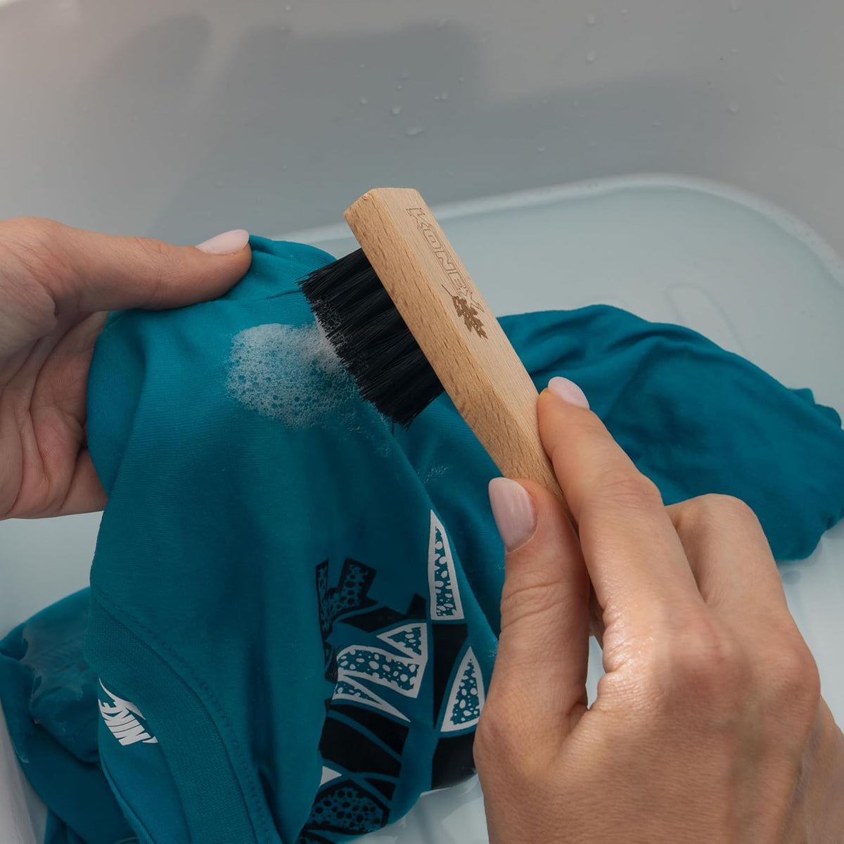 KONEX Laundry Brush - European Economy Laundry Brush for Stains on Clothes, Incredible Stain