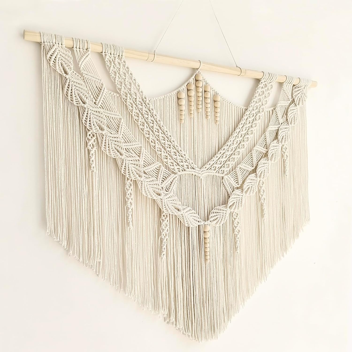 Achart Macrame Wall Hanging Large- Boho Wall Decor- large wall art- Wall Decor Living Room- Macrame