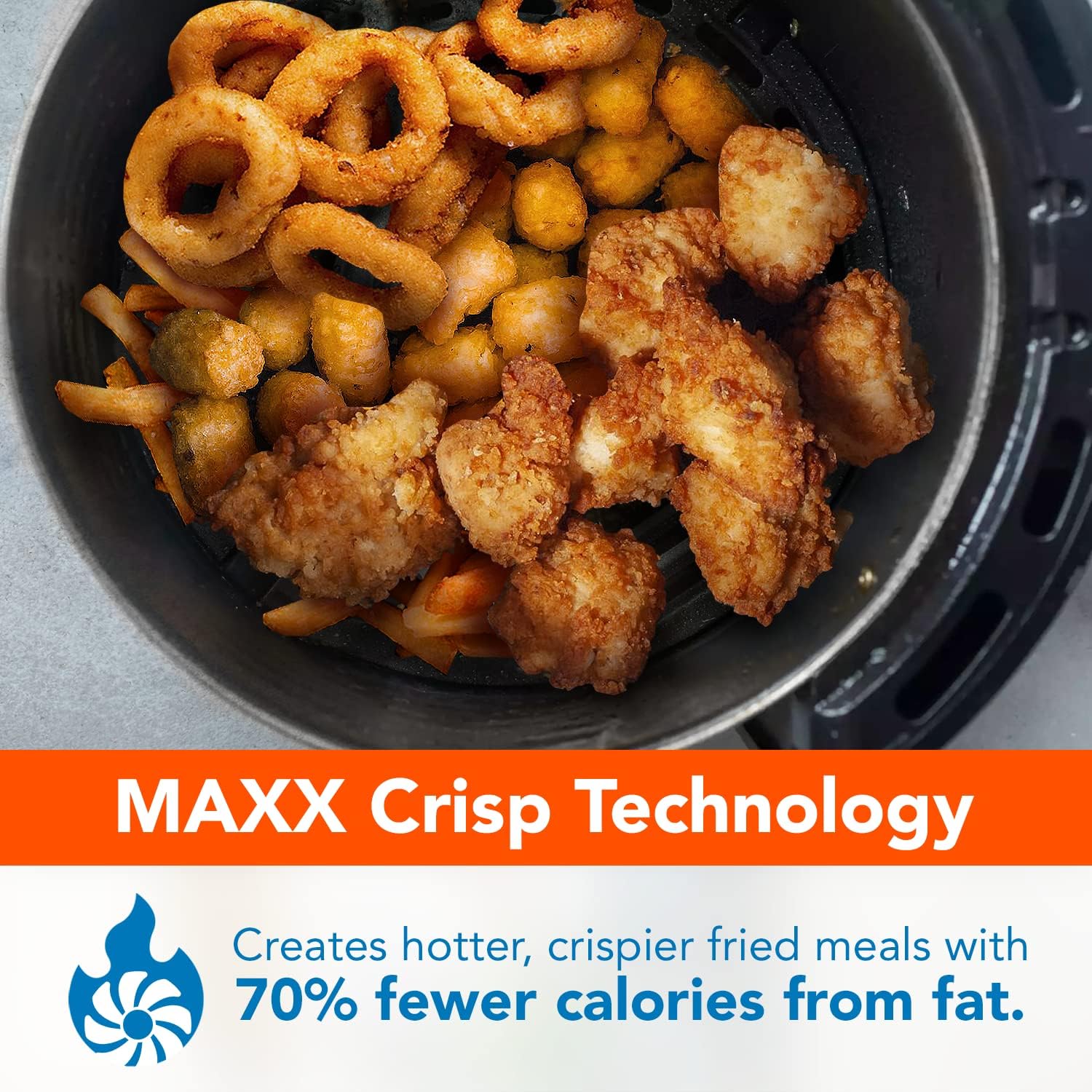 PowerXL Air Fryer 4 QT Maxx, Special Edition 2022, Extra Hot Air Fry, Cook, Crisp, Broil, Roast