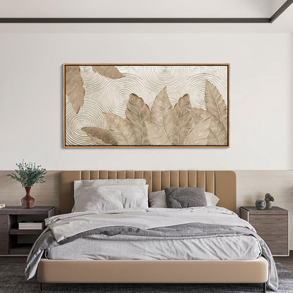 Minimalist & Modern Art for Bedroom Decor Framed Abstract Artwork for Walls Neutral & Contemporary