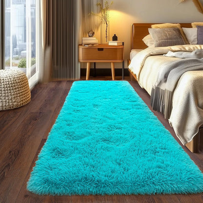 Rezutan Super Soft Fluffy Rug for Living Room Bedroom Modern Shaggy Fuzzy Kids for Living