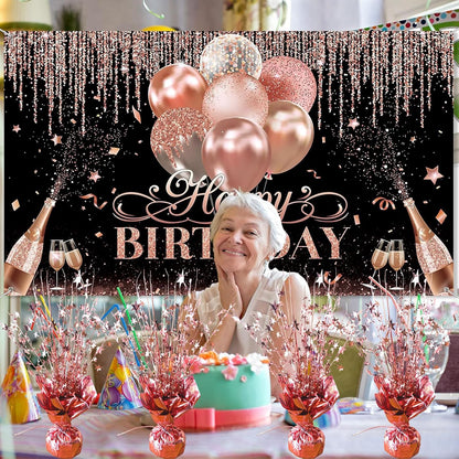 6 Pack Metallic Foil Spray Centerpiece Star Table Decoration Burst Table Centerpieces for Birthday
