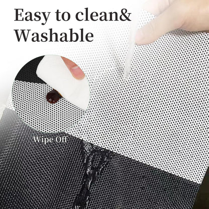 Vinyl Plastic Placemats Set of 6 Washable Heat Resistant Non-Slip Elegant Indoor Outdoor Kitchen