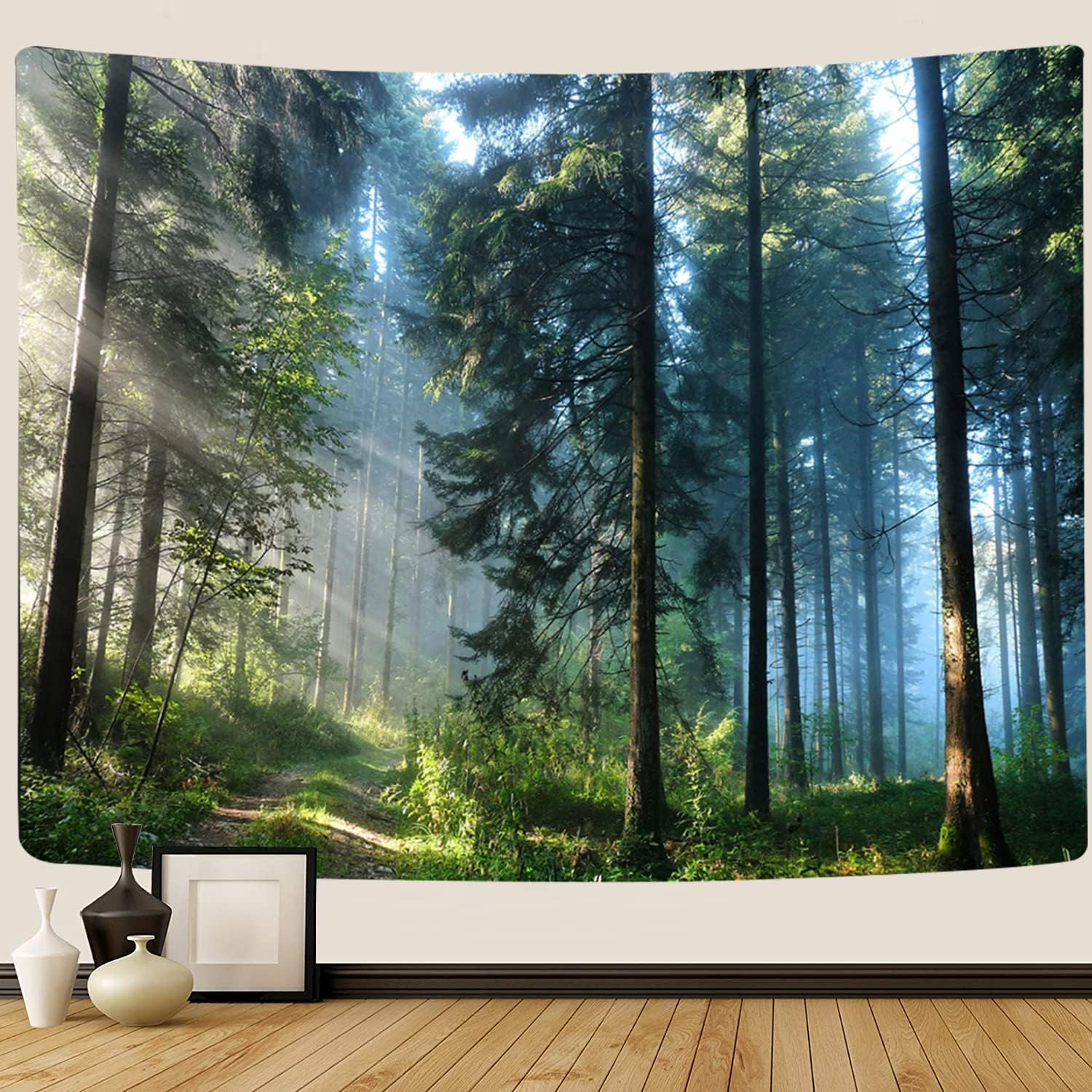 Llamazing Forest Tapestry Home Decor Landscape Tapestry Living Room Bedroom Decoration Magic