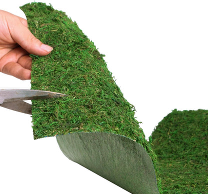 Moss Roll, Dried Moss for Crafts, Moss Table Runner for Fairy Gardens, Wedding Woodland Decor
