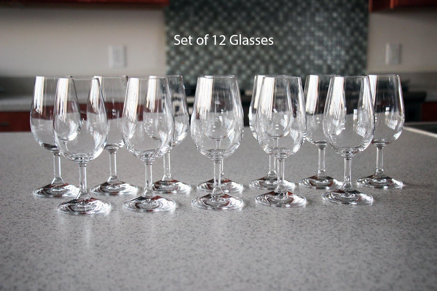 Architectural Digest 2022 Best Glass, Set of 12 European, Lead-Free Crystalline INAO Wine Tasting