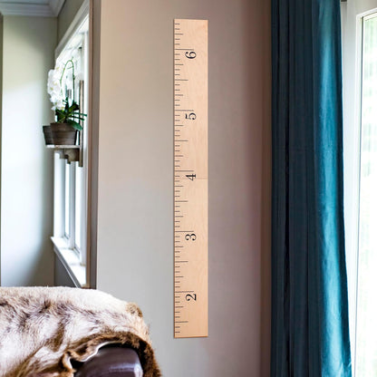 Wooden Growth Chart – Kids Height Chart, Wall Measurement for Kids, Height Chart for Wall, Growth