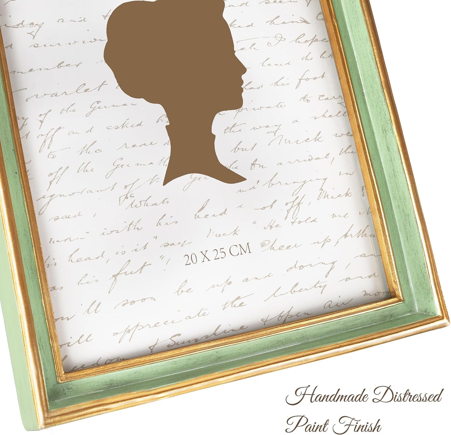 AELS 8x10 Inch Vintage Picture Frame, Elegant Antique Photo Frames with Glass Front, Photo Display