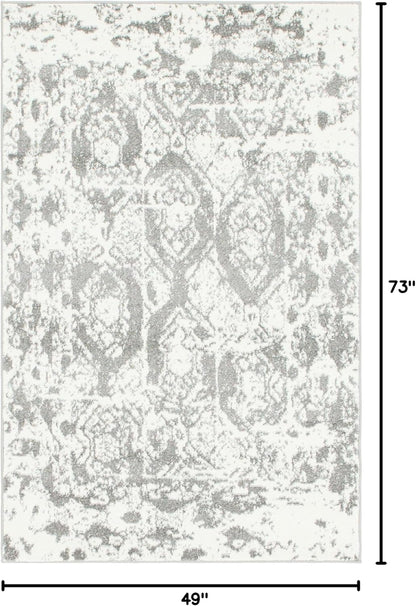 Unique Loom Rosso Collection Vintage, Geometric, Bohemian, Traditional, Distressed, Southwestern