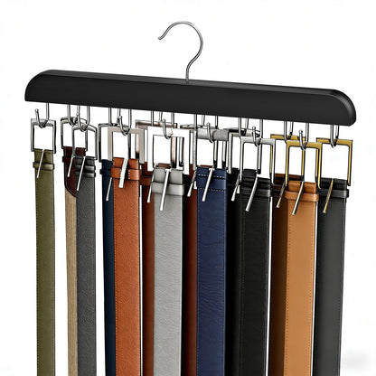 Belt Hanger for Closet Max 42 Belts, Belt Organizer Closet Accessories