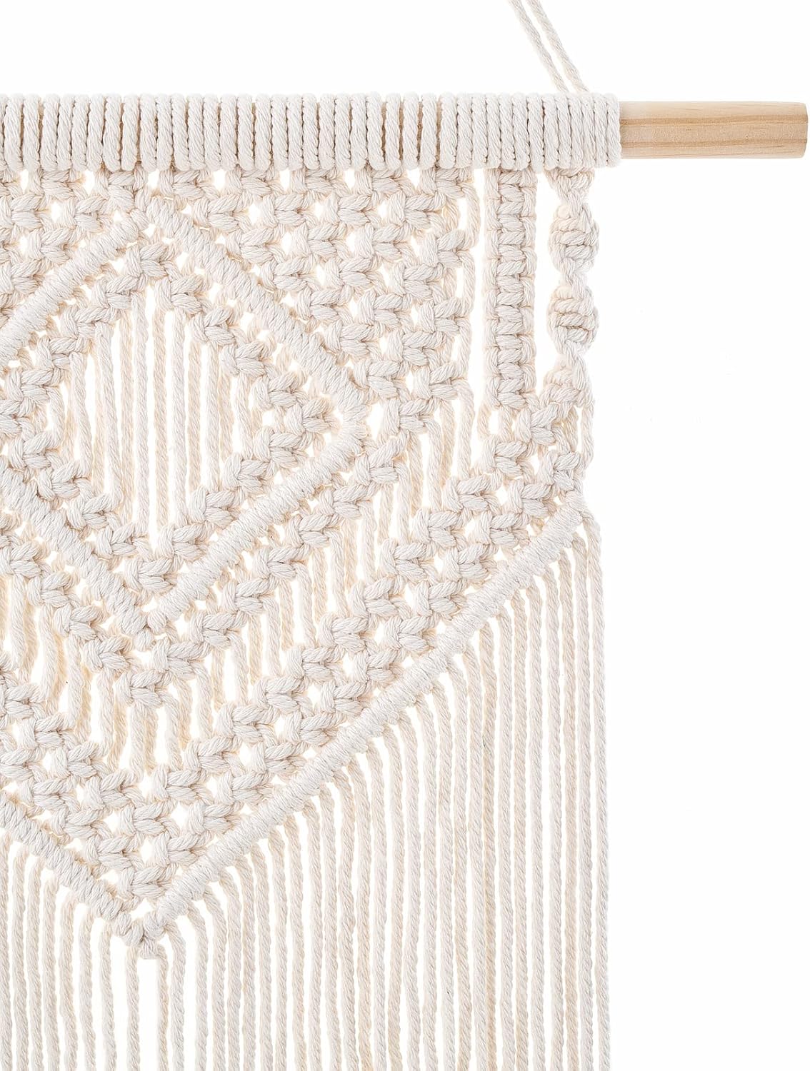 Dahey 2 Pcs Macrame Wall Hanging Woven Tapestry Wall Art Decor - Beautiful for Boho Home Decor