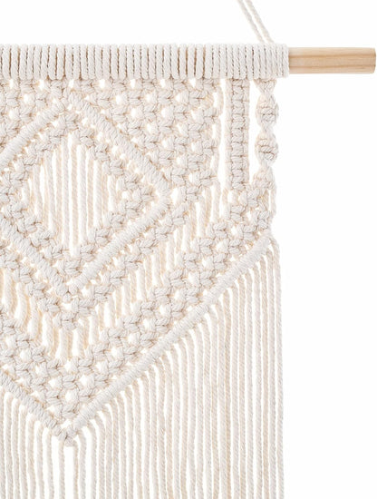 Dahey 2 Pcs Macrame Wall Hanging Woven Tapestry Wall Art Decor - Beautiful for Boho Home Decor