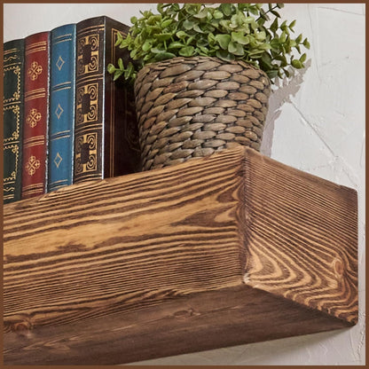 Handmade Fireplace Mantel Shelf 48", Extra Wide Rustic Wood Mantles for Over Fireplace, Wall
