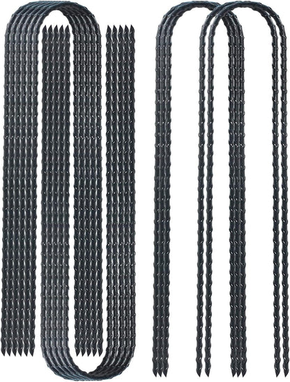 DTANX 12 Pack 12 Inch Rebar Stakes Heavy Duty Trampoline Anchors, Garden Stakes Tent Stakes Steel