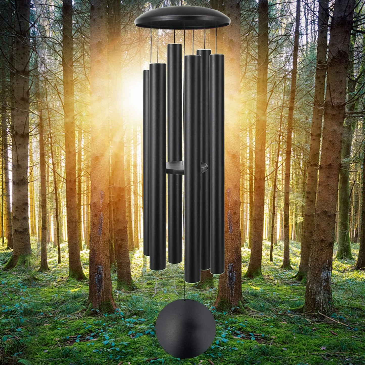 ASTARIN 60" Extra Large Wind Chimes Outside Metal WindChimes with Deep Tone, Outdoor Bass