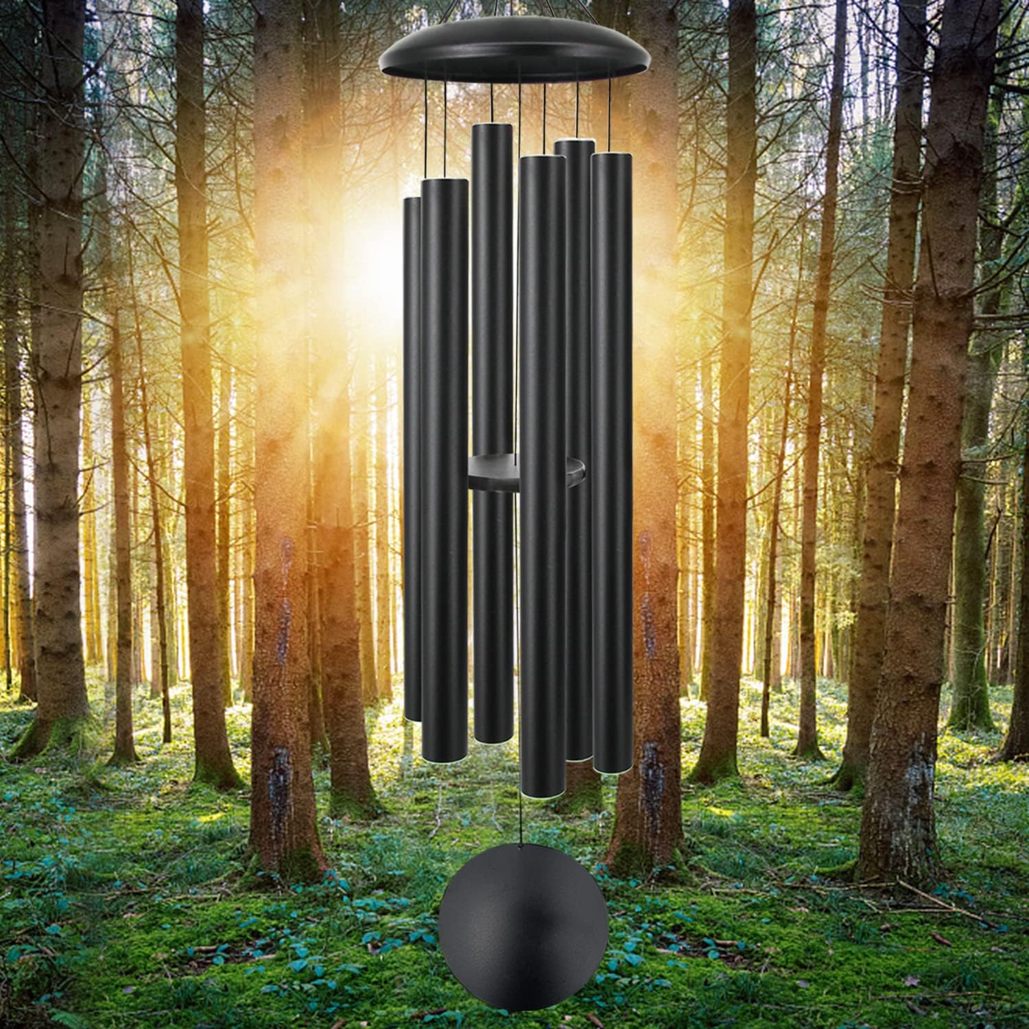 ASTARIN 60" Extra Large Wind Chimes Outside Metal WindChimes with Deep Tone, Outdoor Bass