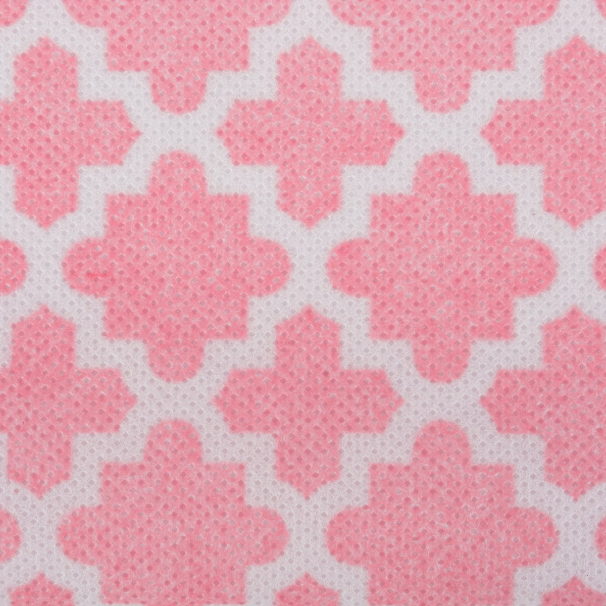 DII Non Woven Polyester Storage Bin, Lattice, Pink Sorbet, Small Set of 4
