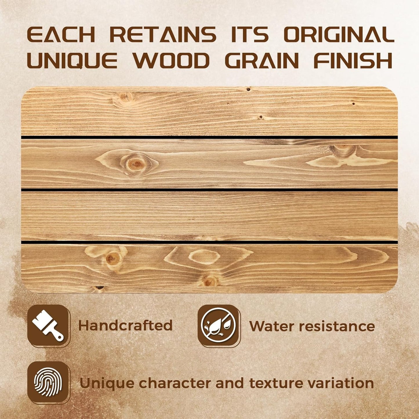 60x7x3 Fireplace Mantel - Solid Rustic Wood - Wall Mounted Floating Shelf with Invisible Heavy Duty