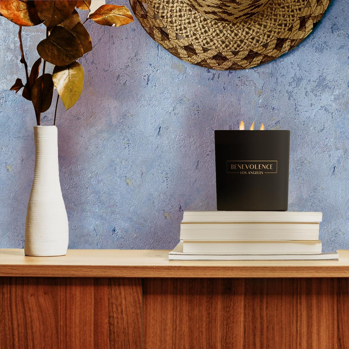 Benevolence LA 3 Wick Candle, Fig Tree Large Scented Candle | Soy Candles | Gifts for Women and Men