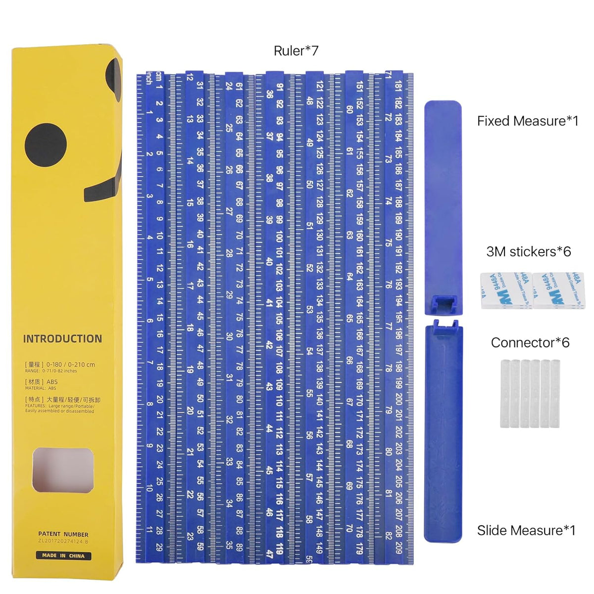 Height Measurement for Wall, Children Height Chart Ruler, Portable 3D Removable Growth Chart, Wall