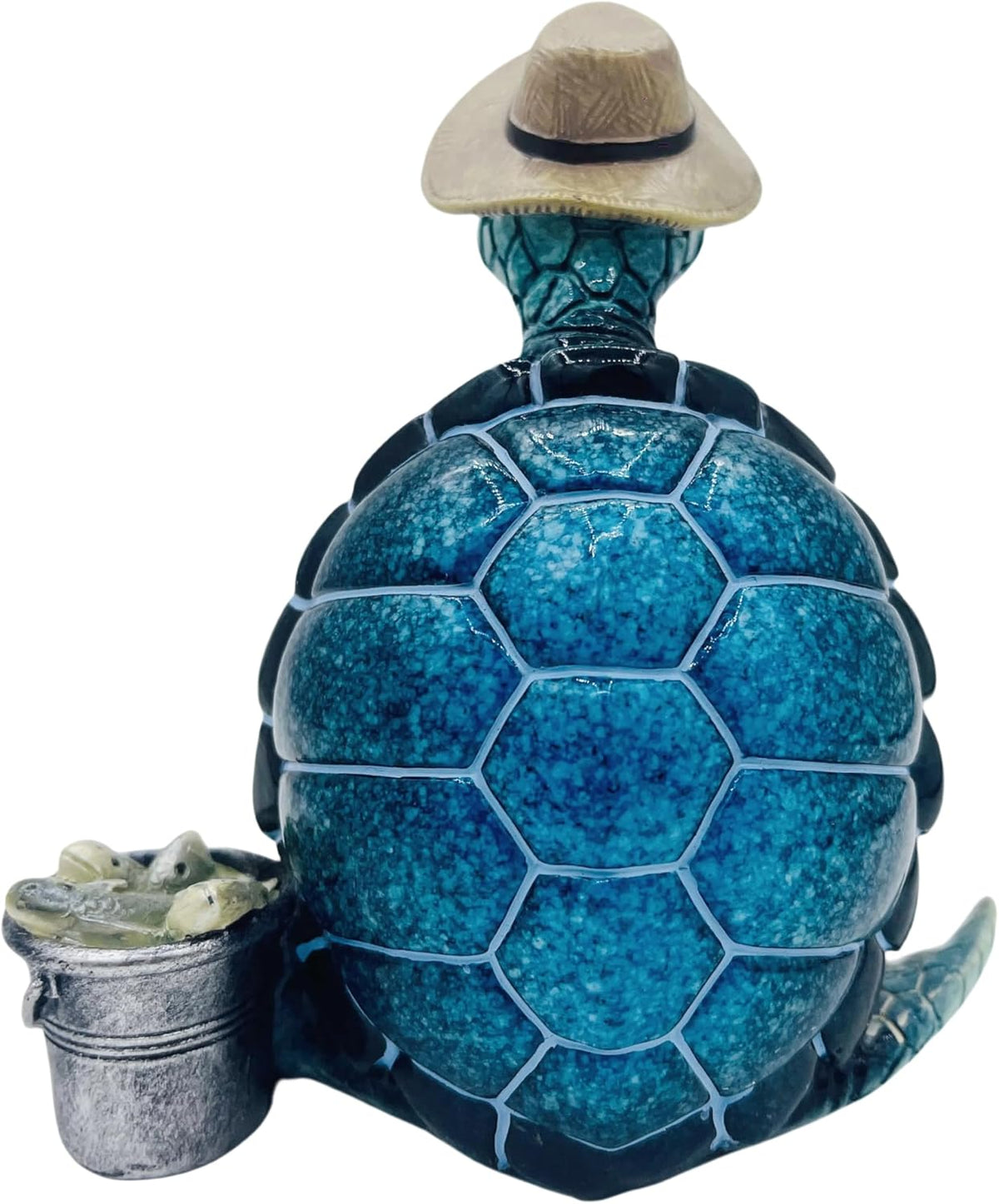Turtle Fishing Decor, Summer Garden Statues, Nautical Coastal Beach Decorations, Home Office Decor
