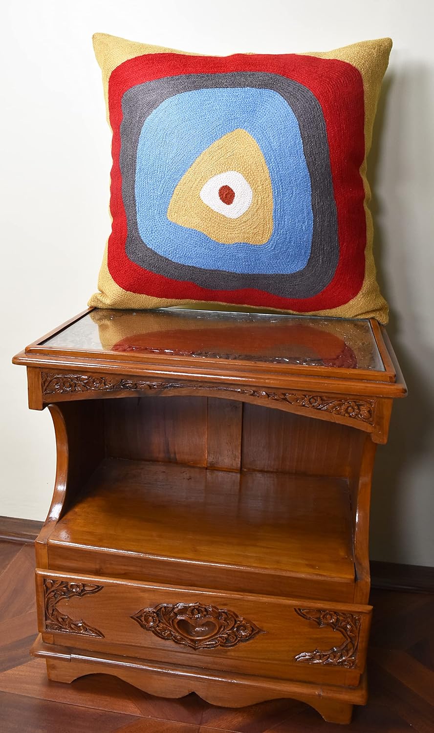 Kandinsky Modern Pillow Cover - Ruby Abstract Pillowcase Farmhouse Chair Contemporary Cushion