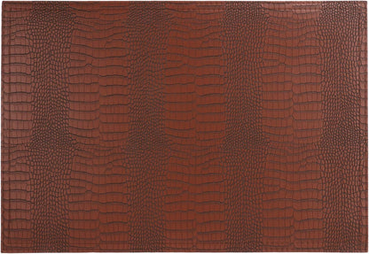 Faux Leather Placemats, PU Table Mats, Waterproof, Stain Resistant, Heat Resistant, Non-Slip Easy