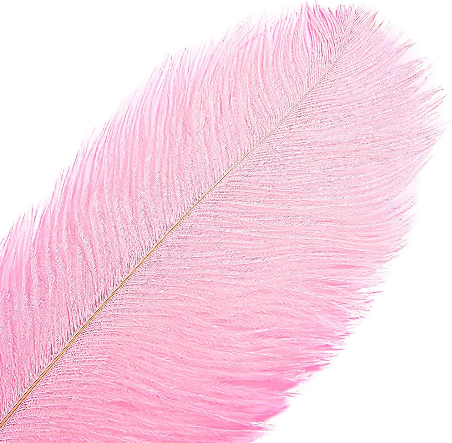 THARAHT 12PCS Ostrich Feathers Natural Bulk 16-18Inch(40-45cm) for Wedding Party Centerpieces