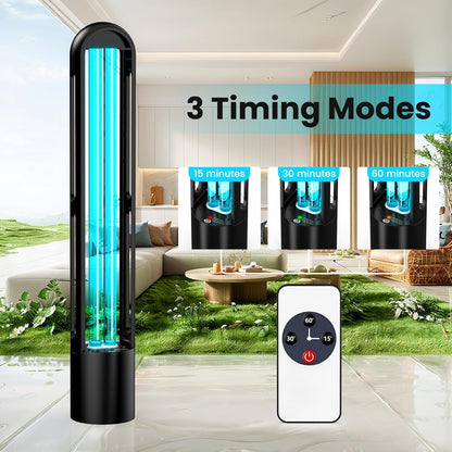 UV Light Sanitizer, Ultraviolet Lamp with Remote Control for Bed Bugs and Dust Mites, Home